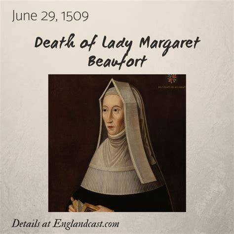 margaret beaufort death.